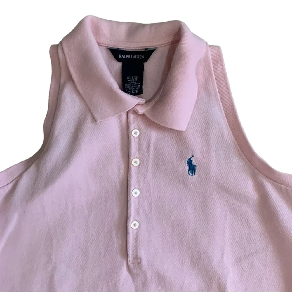 Ralph Lauren pink collared
